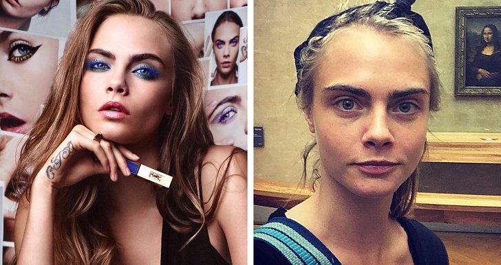 We’ve Found Women From Beauty Ads to See What They Look Like Without Makeup