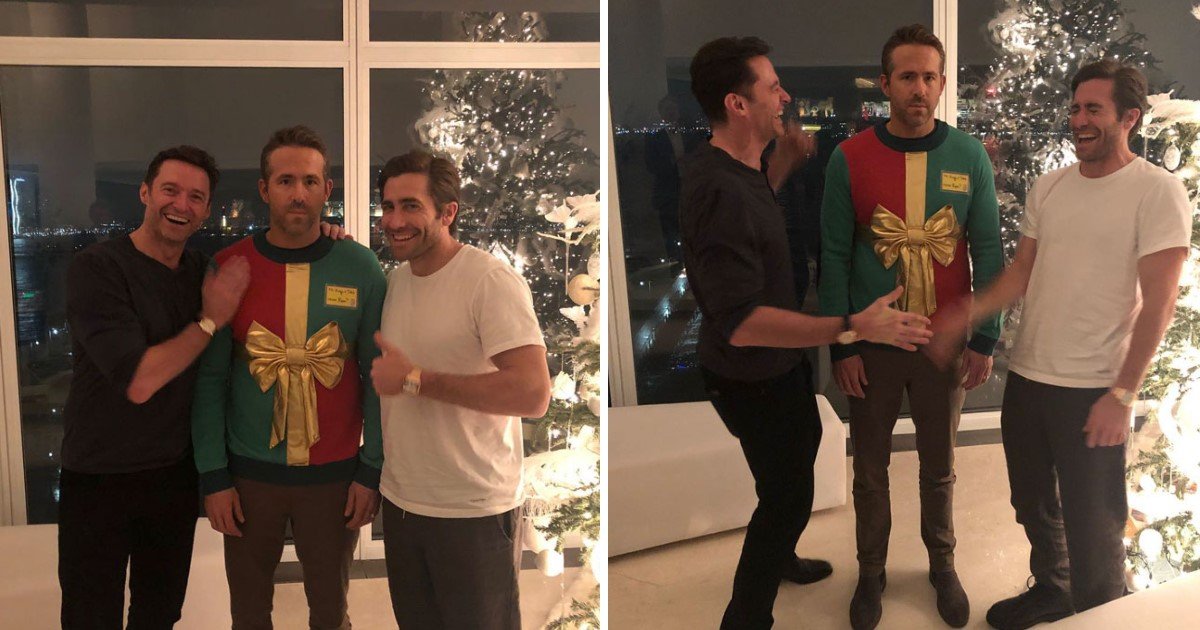 3 2.jpg?resize=1200,630 - Ryan Reynolds Brought Back The Ugly Sweater To Help Kids In Need