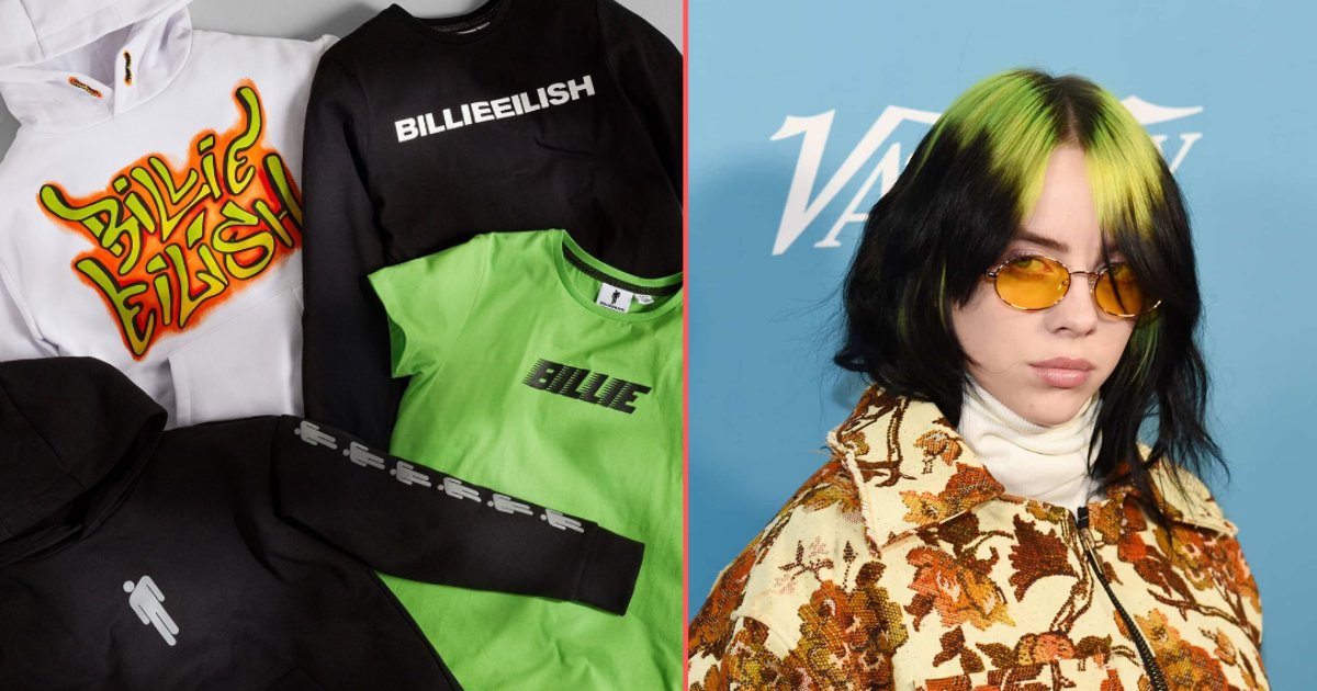 3 40.png?resize=412,232 - Primark Launched a New Range of Billie Eilish as She was Declared to Be The Singer of The Next James Bond