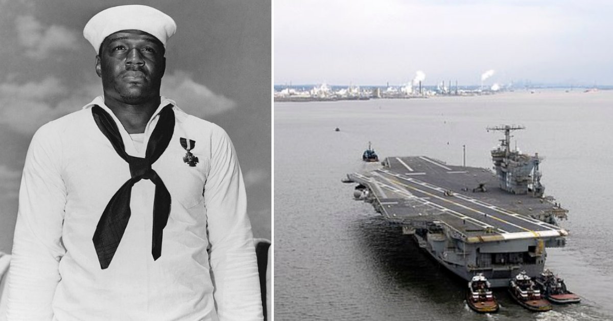 3 47.png?resize=412,275 - World War II Hero To Be Honored By Naming An Aircraft Carrier After Him