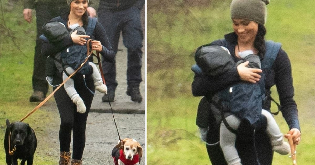 People Commented On Meghan Markle S Way Of Using A Baby Carrier Small Joys