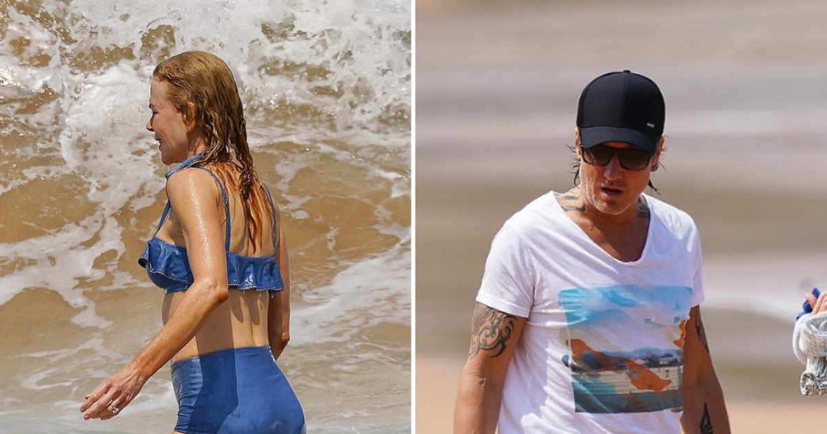 6 26.png?resize=1200,630 - Nicole Kidman Went To The Beach With Her Husband Keith Urban