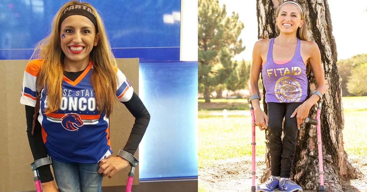 a disabled woman who made a name in both modelling and adaptive fitness is now helping others with similar conditions.jpg?resize=412,275 - Spina Bifida Doesn't Stop This Woman From Being Beautiful