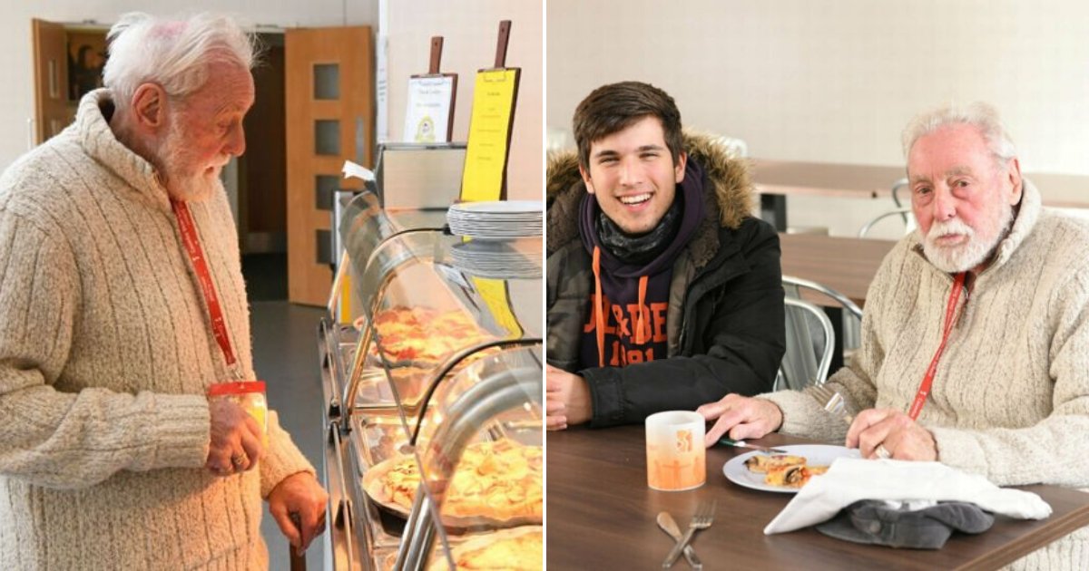 aggett6.png?resize=412,275 - 86-Year-Old Man Eats Lunch At Local School So He Won’t Feel Lonely