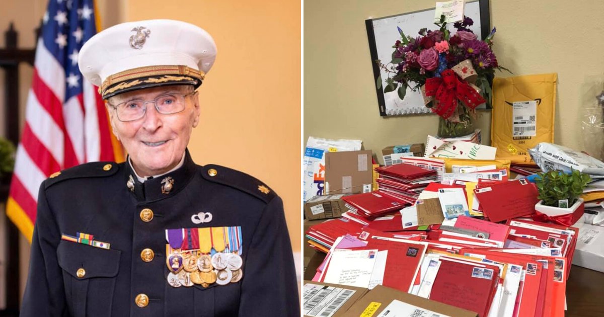 cards6.png?resize=412,275 - 104-Year-Old Marine Veteran Received More Than 20,000 Cards And Gifts