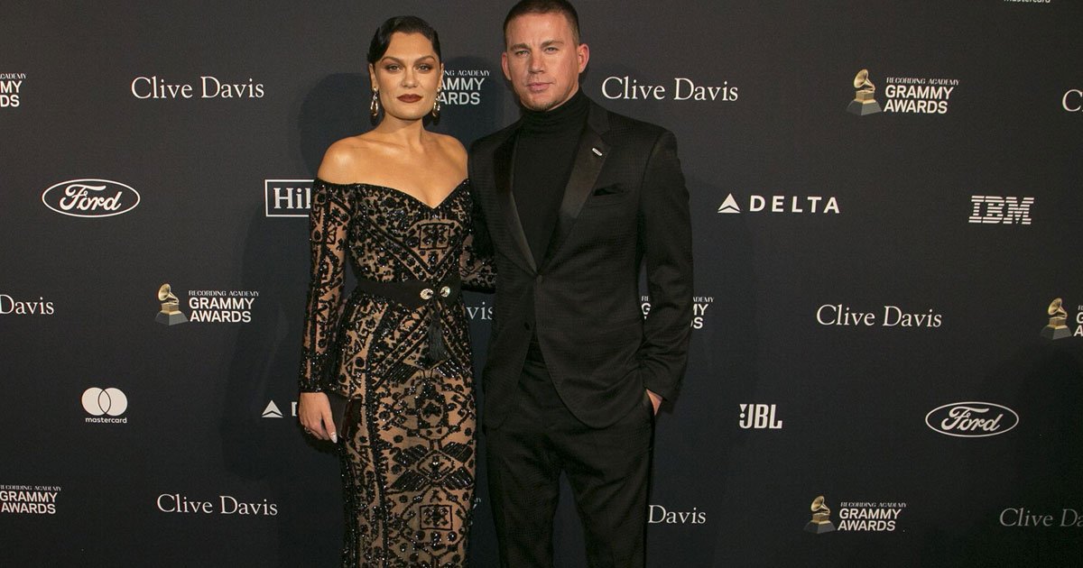 channing tatum and jessie j made an appearance on the red carpet at clive davis pre grammy gala.jpg?resize=412,275 - Grammy Awards: Channing Tatum et Jessie J ont fait une apparition ensemble sur le tapis rouge au gala de Clive Davis