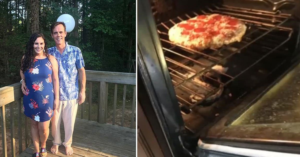 couple snake inside over frozen pizza.jpg?resize=412,232 - Family Found A Cooked Snake In Their Oven While Making A Frozen Pizza