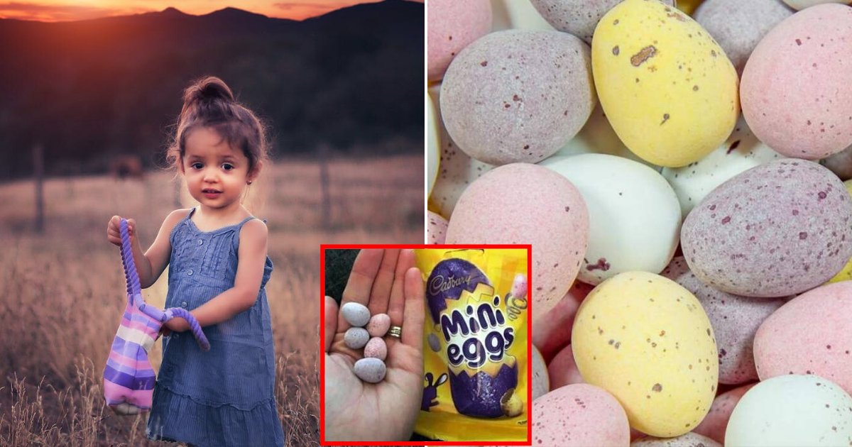 eggs5.png?resize=1200,630 - Pâques: Suite au décès de sa fille, une maman avertit sur les risques d'étouffement avec les "mini-œufs" en chocolat