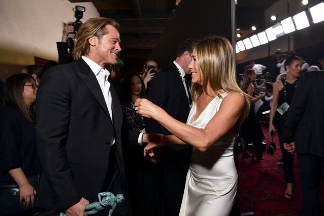 emma mcintyre getty.jpg?resize=1200,630 - Photos : Brad Pitt et Jennifer Aniston enflamment une nouvelle fois Internet