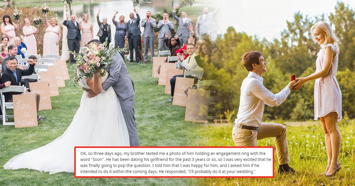 groom banned brother wedding.jpg?resize=412,275 - Groom Banned Brother from His Wedding who Wanted to Propose to His Girlfriend