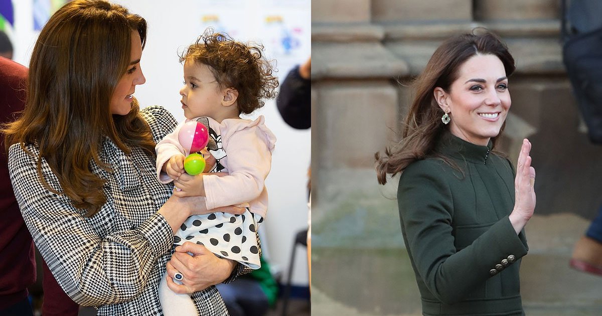 kate middleton cuddled up with a toddler during her visit to bradford.jpg?resize=412,275 - Kate Middleton Cuddled And Danced With A Toddler During Her Visit To Bradford