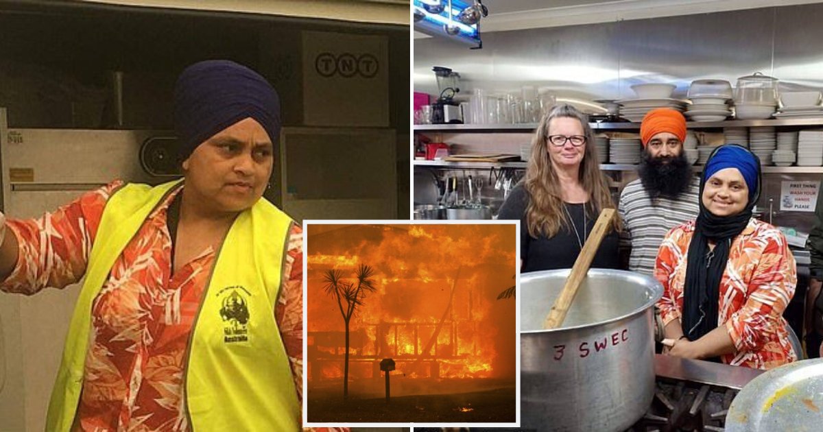 kaur5.png?resize=412,275 - Woman Cancelled Her Trip To Cook 1,000 Free Meals A Day For Victims Of Australian Bushfires