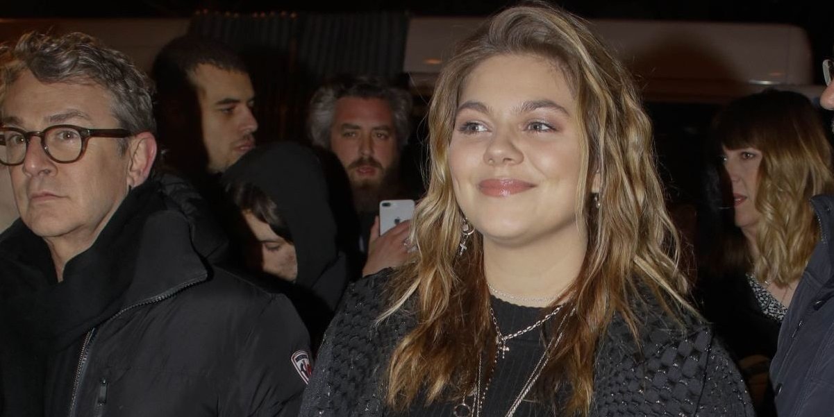 louane.jpg?resize=412,232 - Photo inédite: même enceinte, Louane n'a pas froid aux yeux et continue à faire du sport extrême