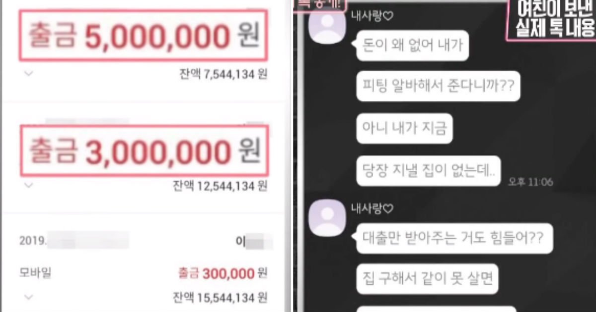 money.jpg?fit=1024%2C538&ssl=1&strip=all - "신용불량자 된 여친 위해 2,600만원 빌려줬더니...명품 쇼핑에 SNS 자랑까지" (영상)