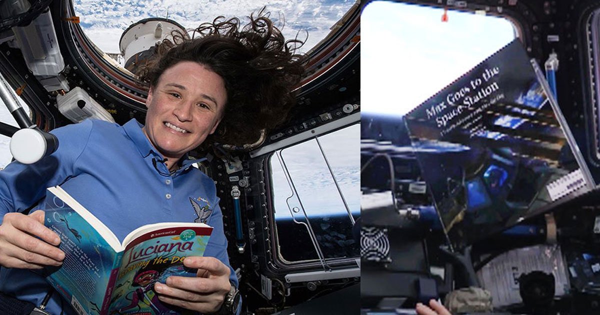 nasa organized story time from space where children can watch astronauts reading educational bedtime stories to them.jpg?resize=412,232 - NASA Organized 'Story Time From Space' Where Children Could Watch Astronauts Read Educational Bedtime Stories To Them