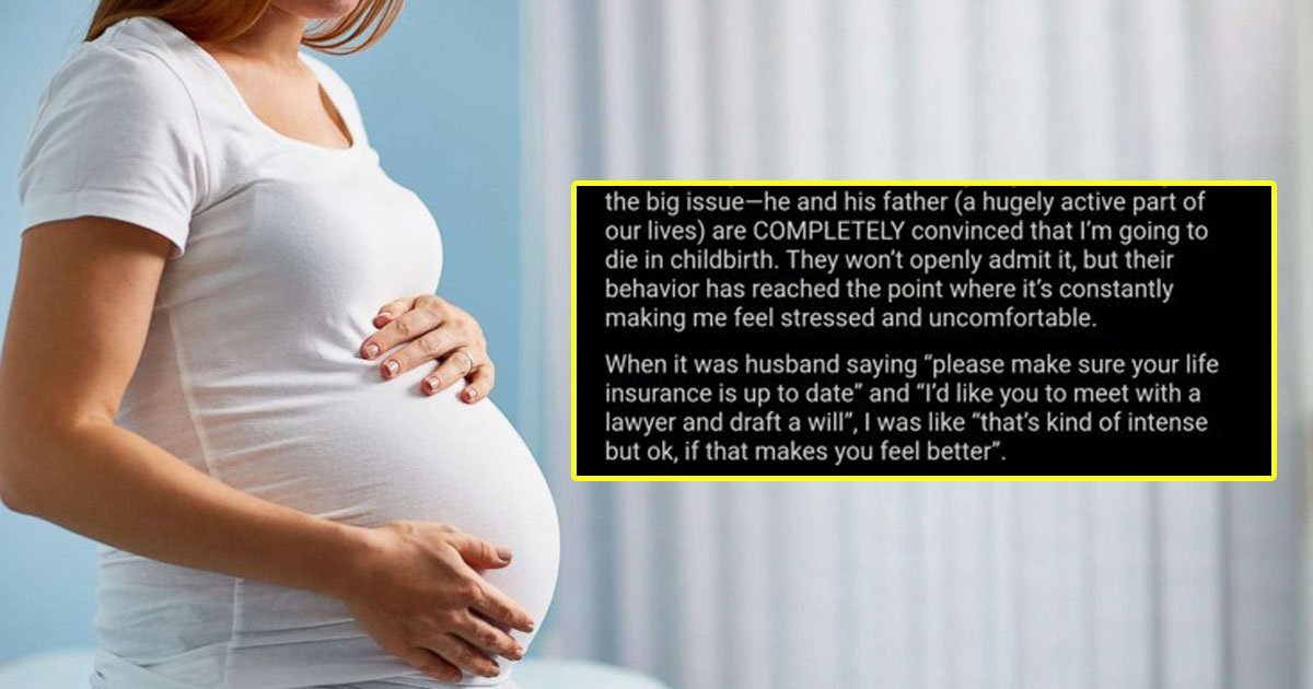 pregnant woman husband convinced going to die.jpg?resize=1200,630 - Pregnant Woman Banned Husband and Father-In-Law From The Delivery Room