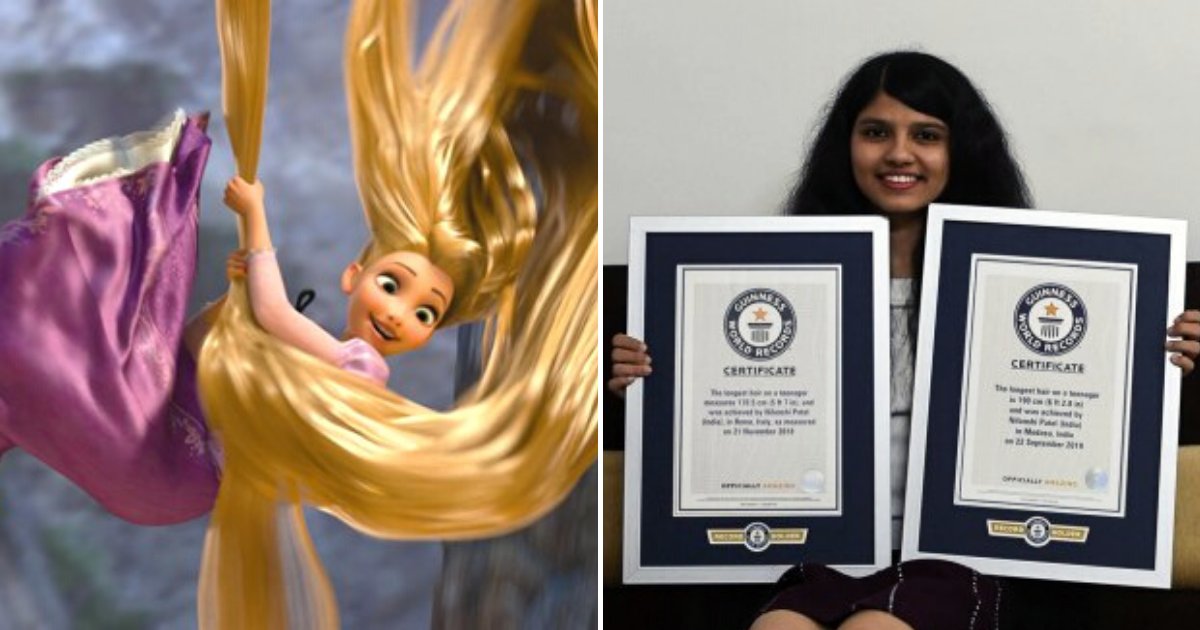 rapunzel1.png?resize=1200,630 - Raiponce de la vie réelle: l'adolescente qui a les cheveux les plus longs du monde vient de battre son propre record