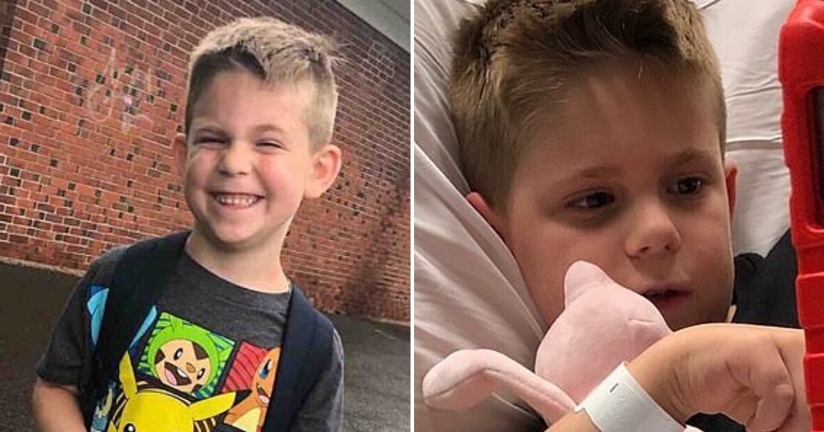 trenton6.png?resize=412,275 - 7-Year-Old Boy Who Has Inoperable Tumors Spent His Last Holiday With His Family