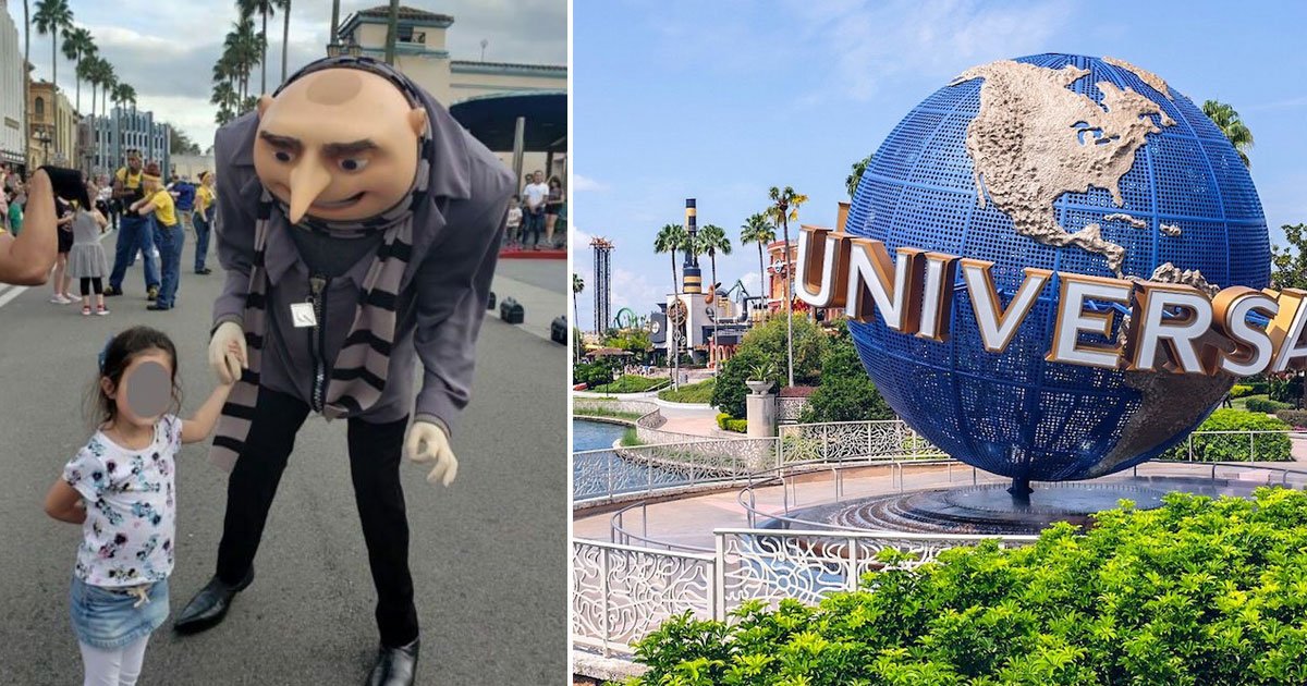 universal orlando worker hand gesture.jpg?resize=412,232 - Family Accused Universal Orlando Actor in Despicable Me Costume of Making an Inappropriate Hand Gesture