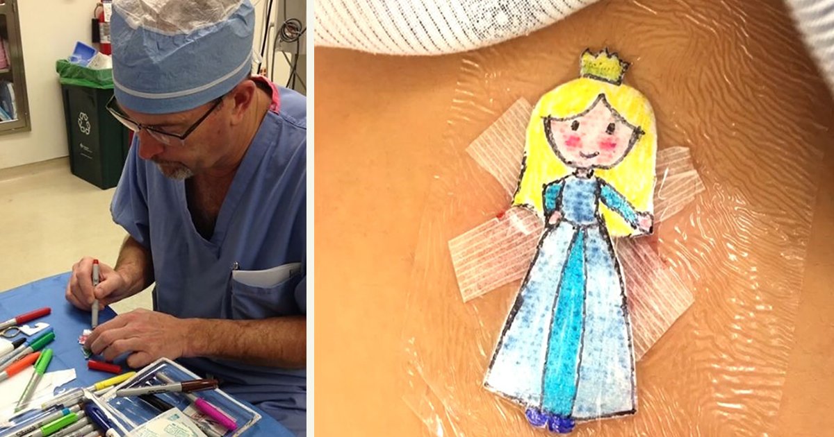 untitled 1 108.jpg?resize=412,275 - A Surgeon Draws Cartoons On Kids’ Post-Op Dressings