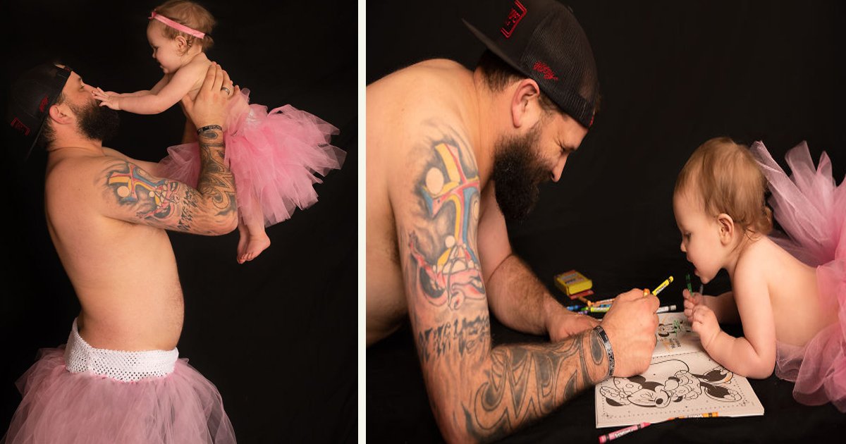 untitled 1 141.jpg?resize=412,275 - Dad And Daughter Dressed In Tutus For A Photoshoot