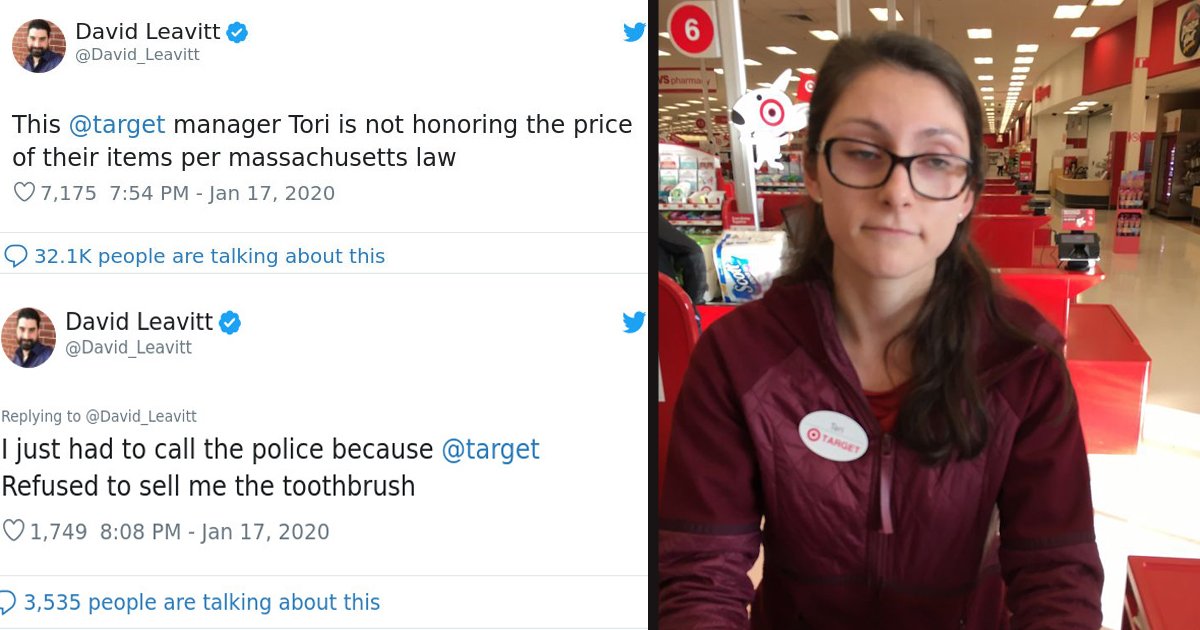 untitled 1 92.jpg?resize=1200,630 - A Customer Shamed A Target Employee On Twitter For Refusing To Sell An Electric Toothbrush That Was Wrongly Priced At 1 Cent