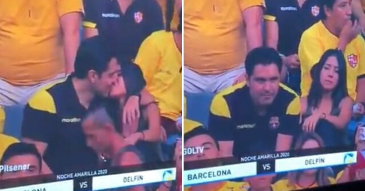 untitled design 16 1.png?resize=412,232 - Man With Guilty Face Admitted Cheating After Being Caught On Kiss Cam