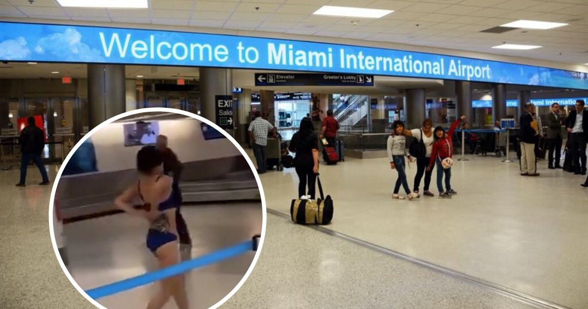 Woman Arrested After Stripping At The Airport And Casually Walking Through Baggage Claim Small