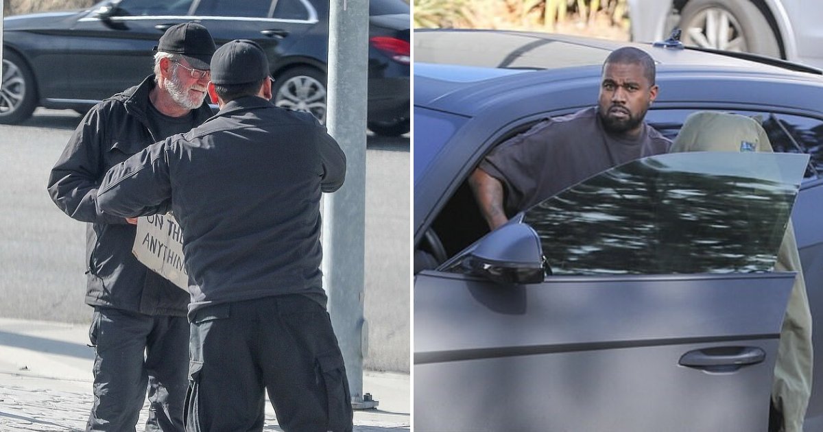 untitled design 61 1.png?resize=412,275 - Kanye West Stopped His Luxury Car To Give Money To A Homeless Veteran