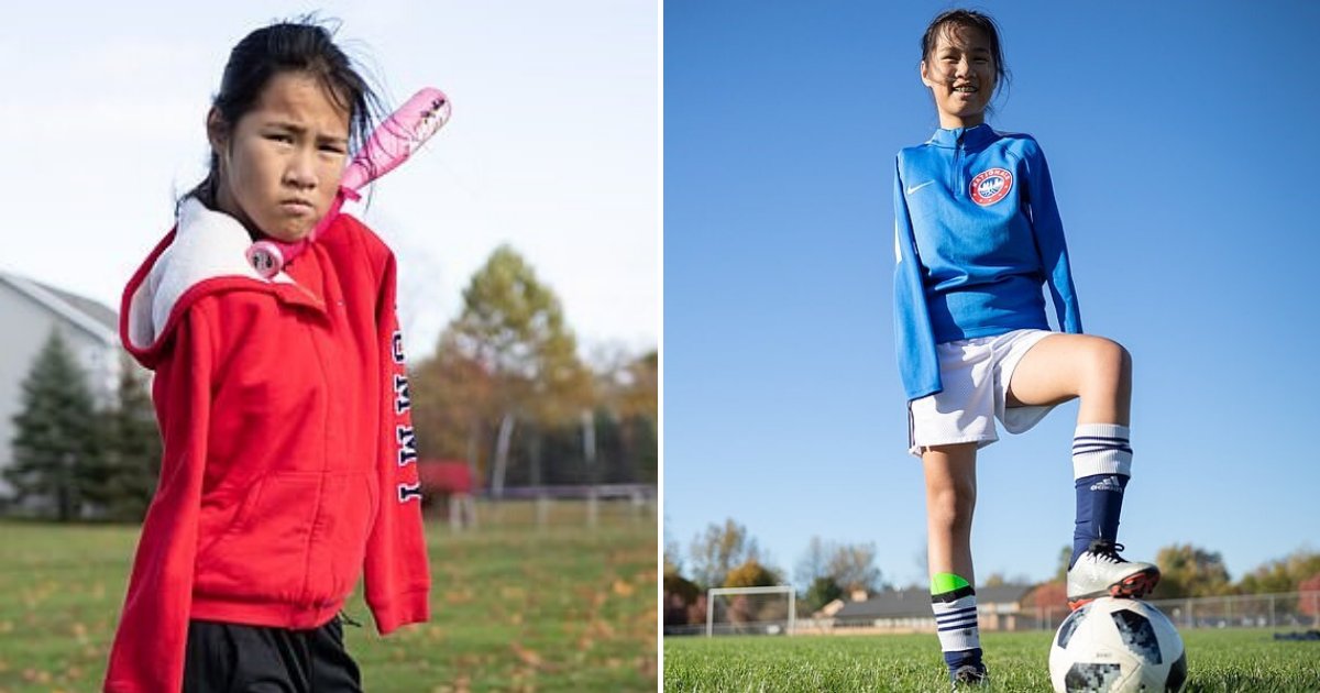 untitled design 63 2.png?resize=412,275 - 12-Year-Old Girl Born Without Arms Loves Karate And Plays Baseball