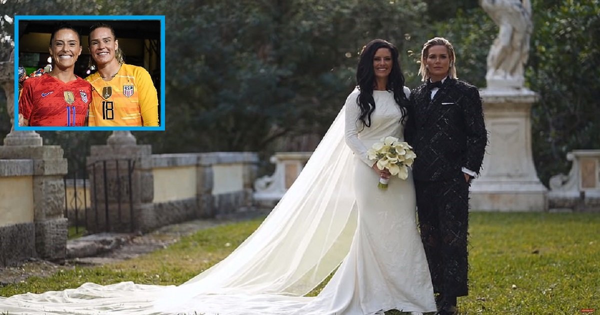 w3 1.jpg?resize=1200,630 - Ashlyn Harris a épousé sa coéquipière de football, Ali Krieger, à Miami