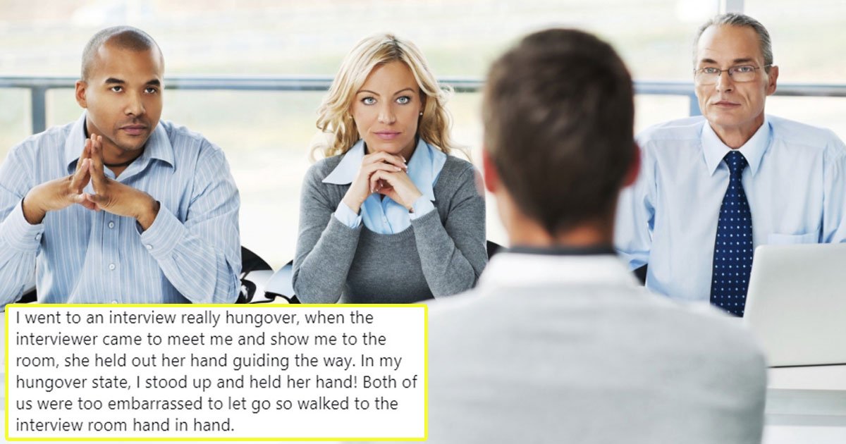 worst job interview stories.jpg?resize=412,275 - Worst Job Interview Stories That Will Make You Laugh