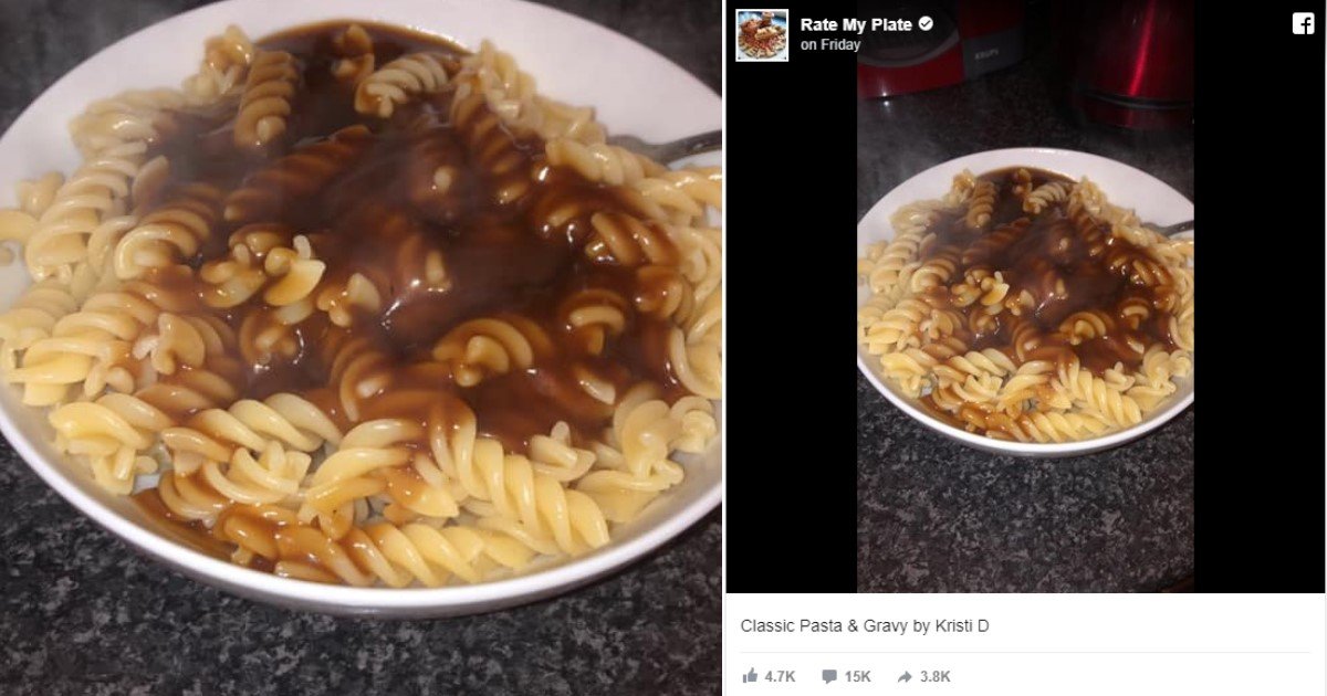 1 128.jpg?resize=1200,630 - A Photo Of A 'Classic Pasta And Gravy’ Dish Started A Culinary Debate