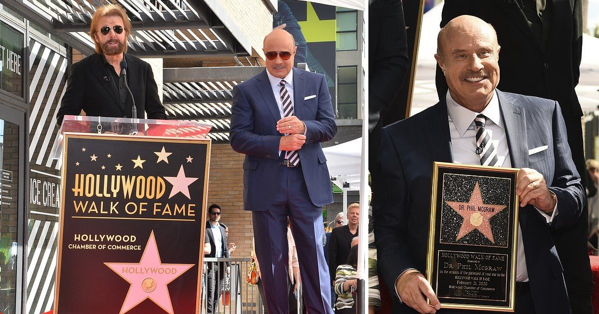 1 247.jpg?resize=1200,630 - Dr. Phil Finally Got A Star On Hollywood Walk Of Fame After Being The King Of Daytime Television For 20 Years