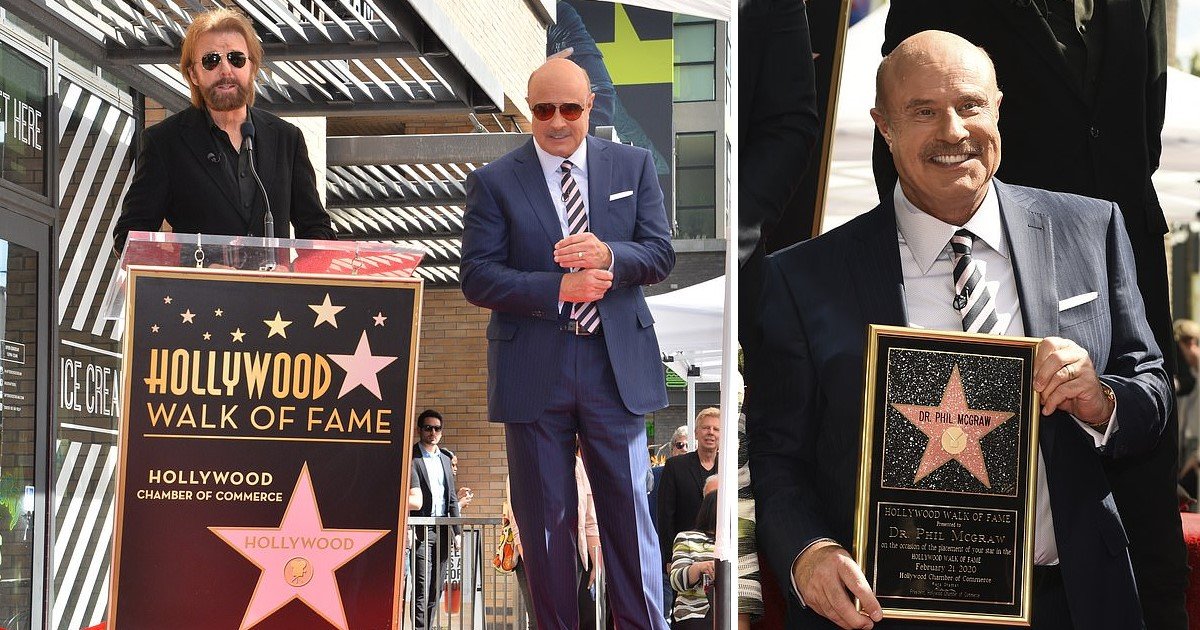 1 247.jpg?resize=412,275 - Dr. Phil Finally Got A Star On Hollywood Walk Of Fame After Being The King Of Daytime Television For 20 Years