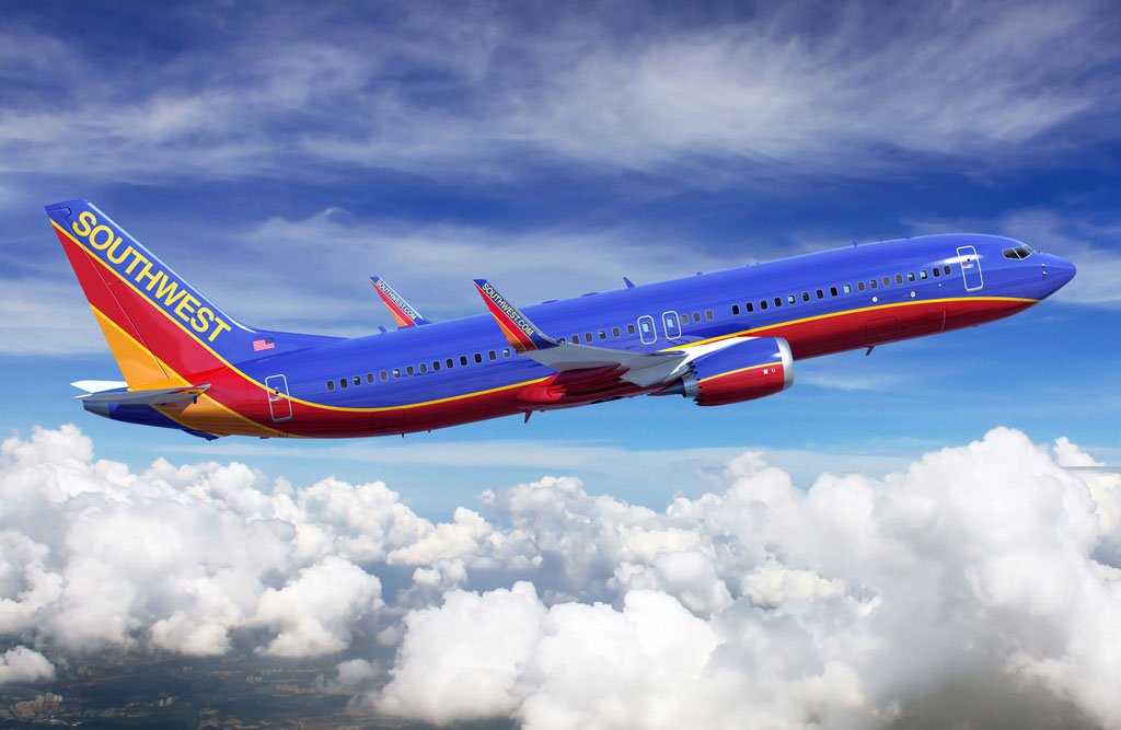 Resultado de imagen de avion Southwest Airlines