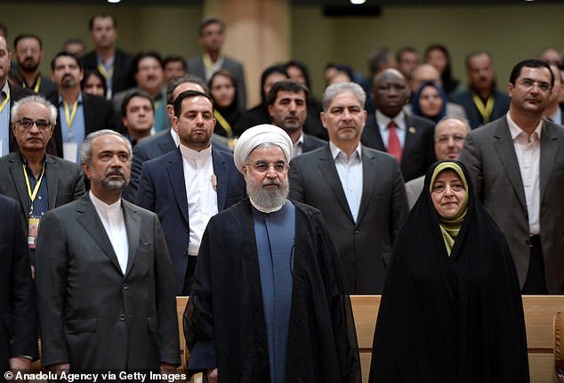 Ebtekar (right) at the International conference on 