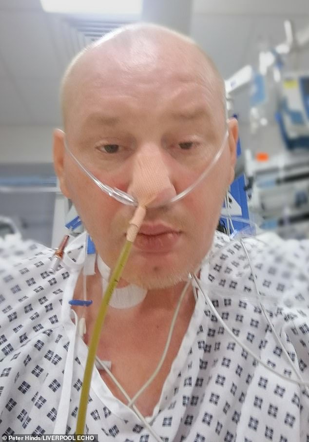 Peter Hinds, 51, from Warrington, was diagnosed with inoperable intestinal cancer in 2017 and cashed in his pension to pay for his own funeral and ease the burden on his family