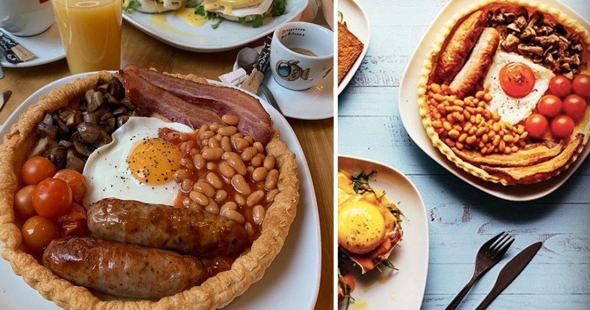 2 177.jpg?resize=1200,630 - A Pie Shop in London Is Offering A Puff Pastry Pie Which Has Full English Breakfast In It