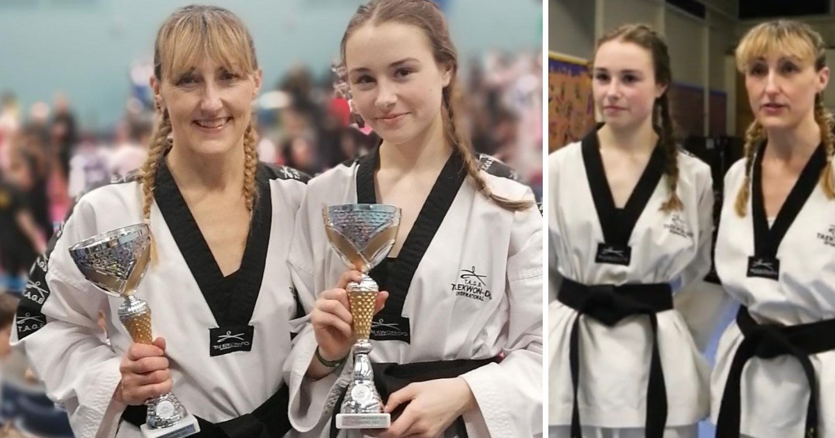 3 26.jpg?resize=1200,630 - A Young Girl And Her Mom Both Won Gold In Taekwondo On The Same Day