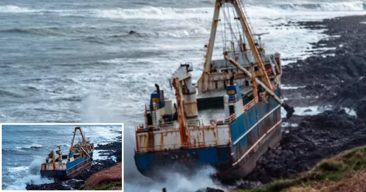 3 46.png?resize=1200,630 - Estranged Ship Washed Up On An Irish Coast During Storm Dennis 