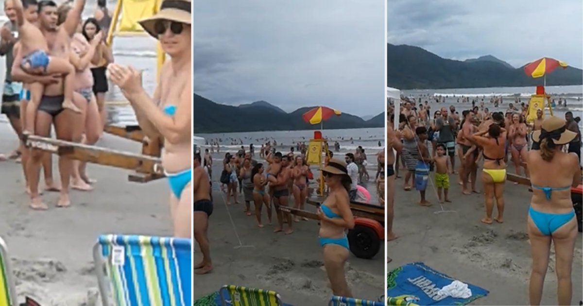 5 28.png?resize=1200,630 - Beachgoers Clapped To Attract Attention So Boy Could Find His Parents