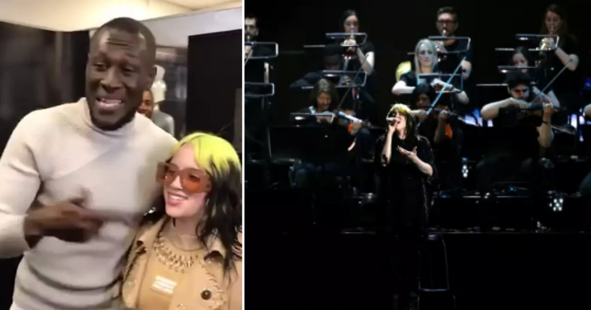 6 42.png?resize=412,232 - Stormzy Seen Fanboying Over Billie Eilish at the BRITS Awards