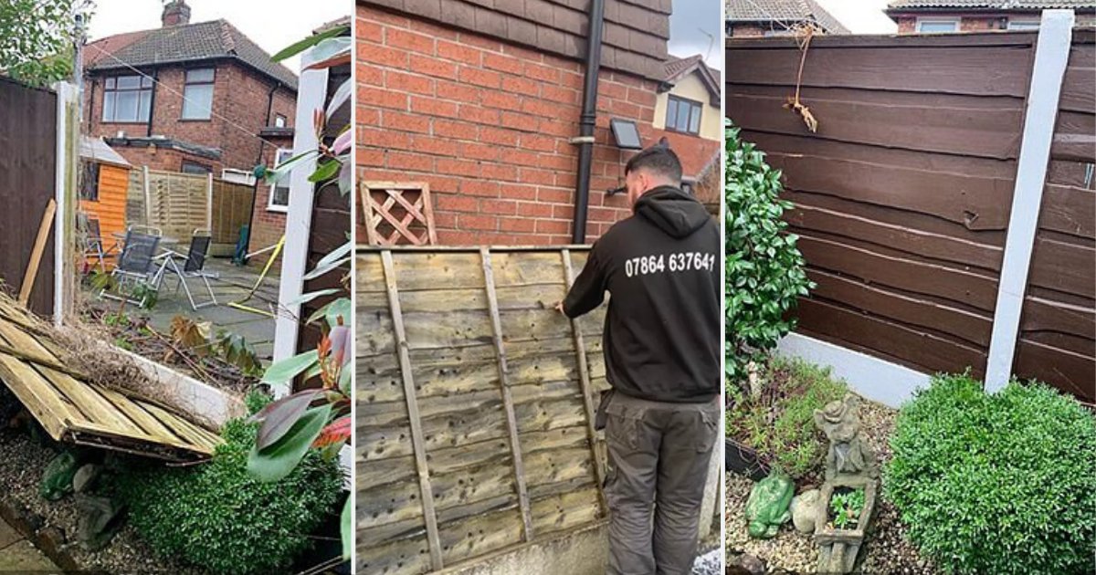 7 11.png?resize=412,232 - After Storm Ciara, These Two Men Fixed Fences For the Elderly For Free