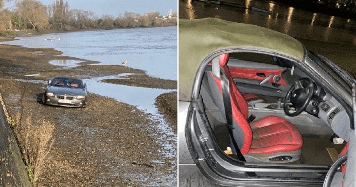 b3 1.png?resize=412,232 - Driver Found His BMW Floating Down The River And Admitted That It Was "Quite Funny"