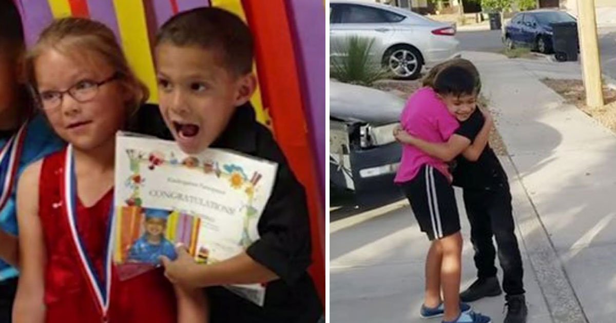 boy singing for friend.jpg?resize=412,275 - Little Boy Puts A Smile On His Friend’s Face Who Had A Bad Day At School