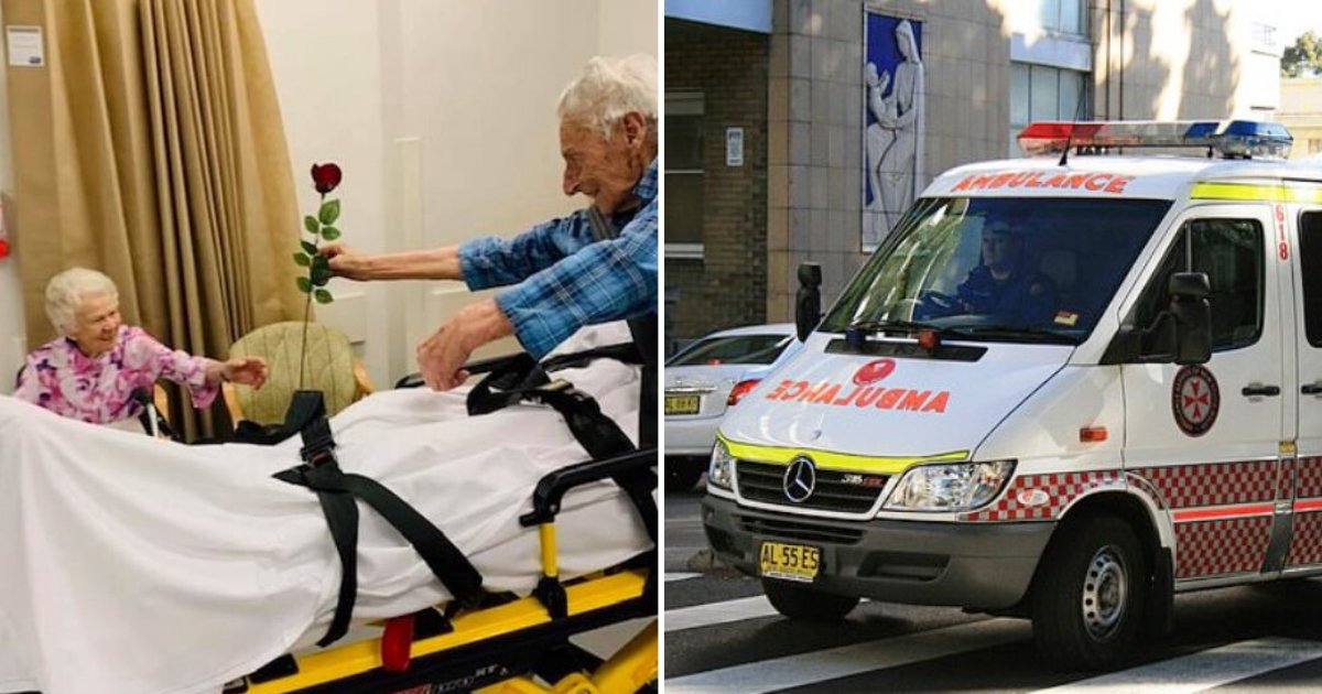 couple5.png?resize=412,232 - 104-Year-Old Husband Gave His Wife A Flower For Valentine's Day As He Was Rushed To Hospital