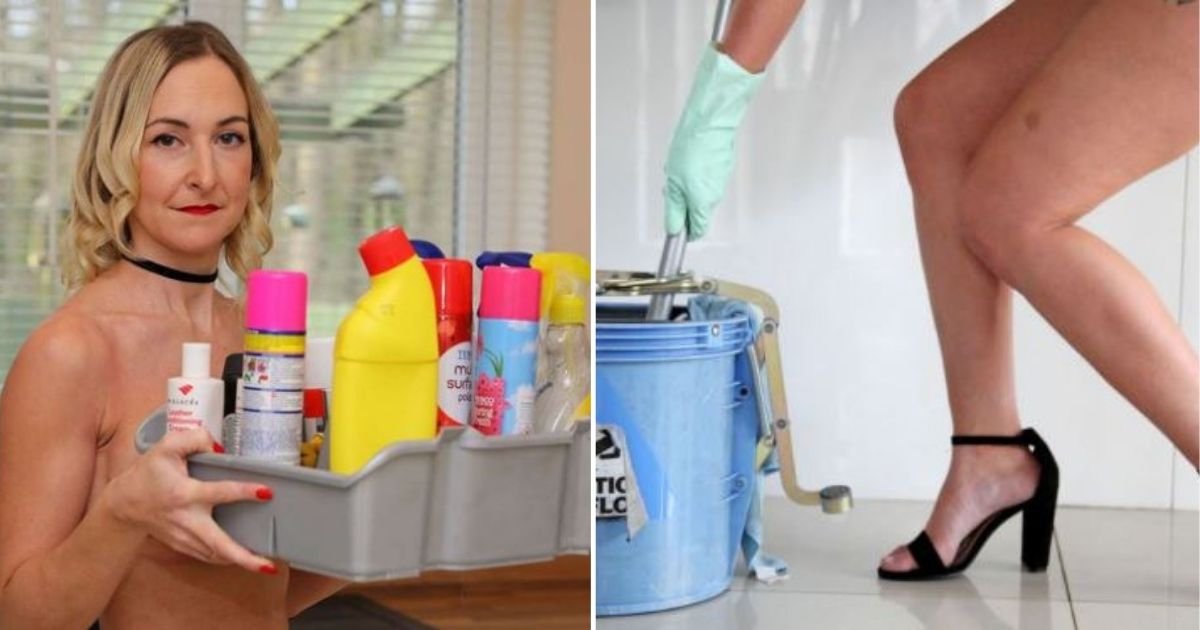 d6.jpg?resize=1200,630 - Mom Makes £95 Per Hour as She Started Her Own Business of Cleaning The Houses Without Clothes