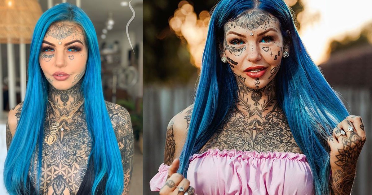 dragon girl amber luke revealed she has spent 55000 on body modification surgery.jpg?resize=412,275 - Cette femme nous révèle comment elle a dépensé 50.000 euros pour transformer son corps