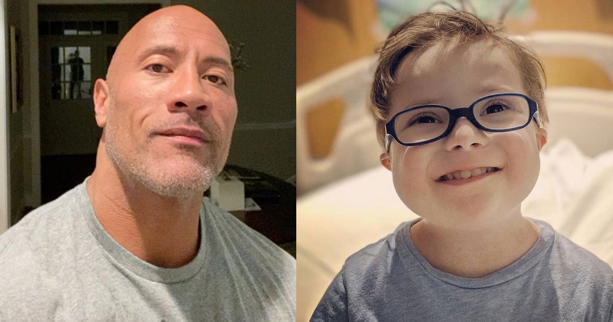 dwayne johnson sang moana song to 3 year old fan with cancer.jpg?resize=412,275 - Dwayne Johnson Sang 'Moana' Song To A 3-Year-Old Fan With Leukemia